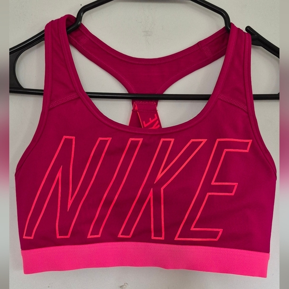 Nike Pink Sports Bra - Picture 1 of 4